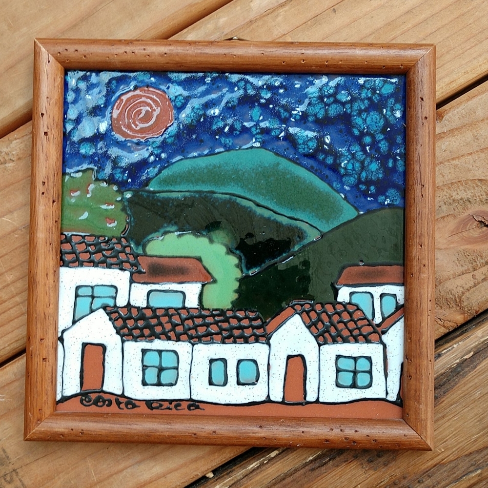 Costa Rica tile wall art